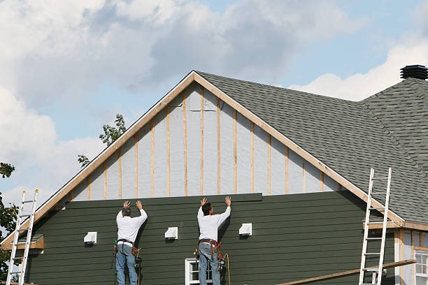 Professional Siding Contractor technician working in Harmony, PA